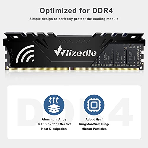 Image of DDR4 2666MHz Desktop Memory RAM 8GB CL19 UDIMM, PC Memory Module PC4-21300 288-Pin 1.2V Non-ECC Computer Memory Upgrade for Computers, Black