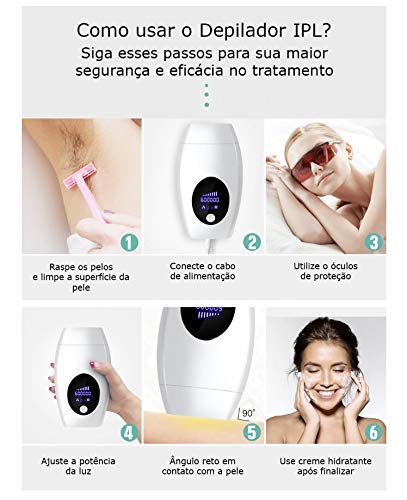 Depilador Definitivo Laser Luz Pulsada