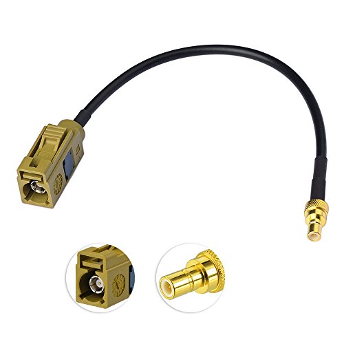 Eightwood Fakra Curry Female Code K to SMB Male Antenna Adapter Compatible with XM Sirius Satellite Radio Antenna Stereo Tuner - Thumbnail 2