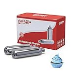 Professional Cream Chargers Whipped Cream Chargers 8g- 10 pack x5 Professional Culinary Use for Whipped Toppings, Mousses & Foams