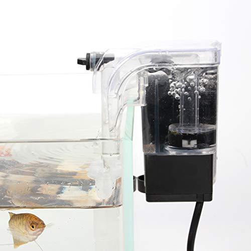 Image of Kintons Transparent Aquarium Hang on Filter with Surface Skimmer 50% Energy Saving Green Series