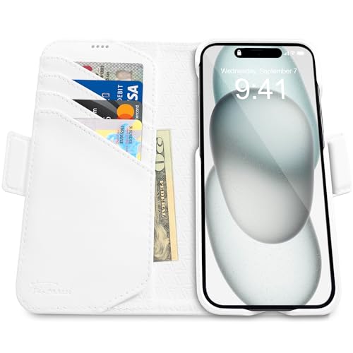 dreem Wallet Case for iPhone 15 Plus, Revolutionary Vert/Hor Phone Stand - Image 2