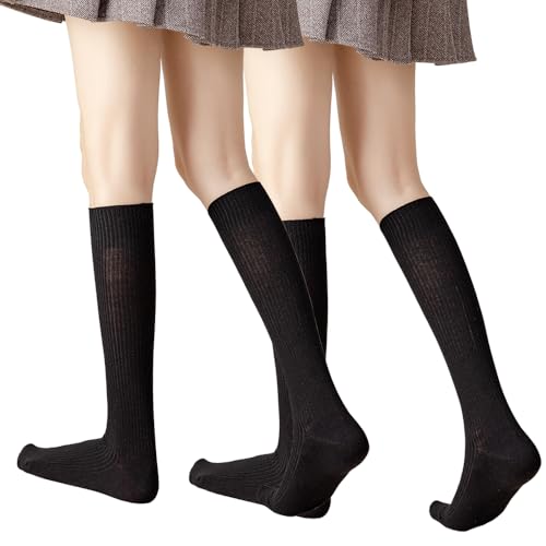 Image of Compression Socks for Women&girl, 50% cotton Knee High Long Support Socks