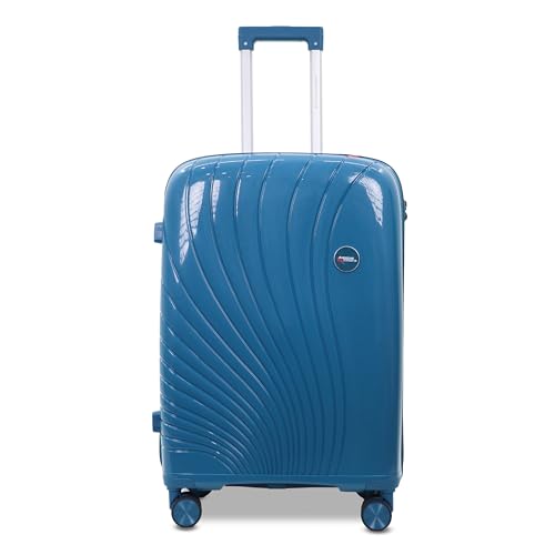 Image of AMERICAN TRAVELLER New York Trolley Bag | TSA Type Lock | Durable Hard Shell , TSA Type Lock , Spinner Trolley Luggage, 360 Disc Spinner Wheels