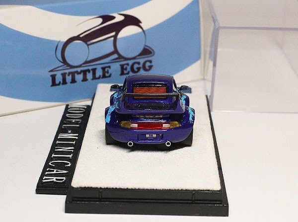 Amazon | △超希少！Blue！限定品！Little Egg 1/64 ミニカー Porsche