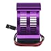 Vgoohobby RC Motor Heatsink 540 545 550 Motor Heat Sink with 5-6V Cooling Fan Compatible with Traxxas HSP HPI Wltoys Himoto Axial Tamiya 1/10 RC Crawler Truck Car (Purple)