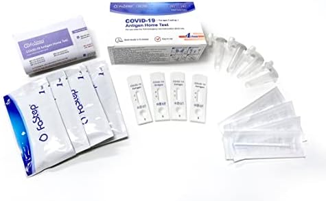 FaStep Rapid 15 Minutes COVID-19 Antigen Home Test (1 Pack, 4 Tests Total)