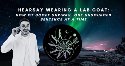 Hearsay wearing a lab coat