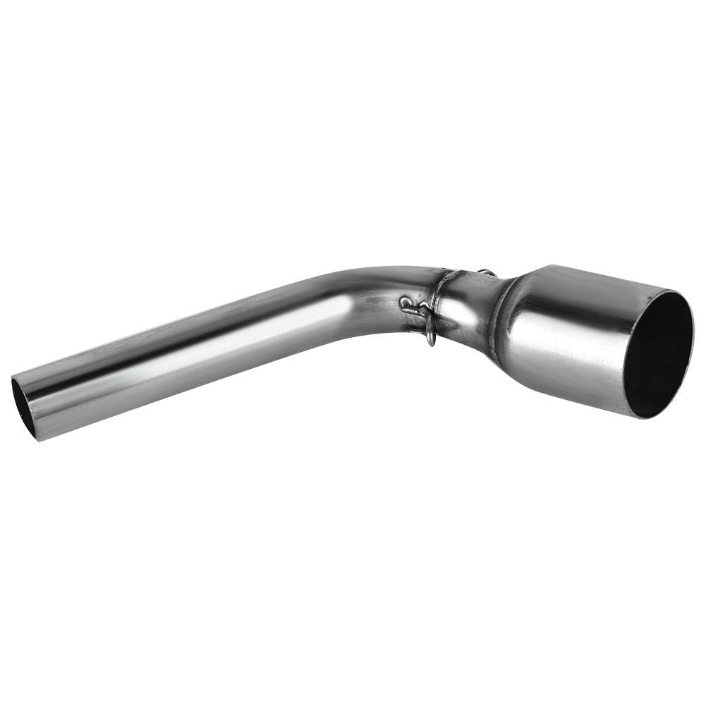 KIMISS Tuyau Central D'échappement Moto Adaptateur de Connexion de Tuyau Intermédiaire en Acier Inoxydable pour MSX125 2013-2015,Argent