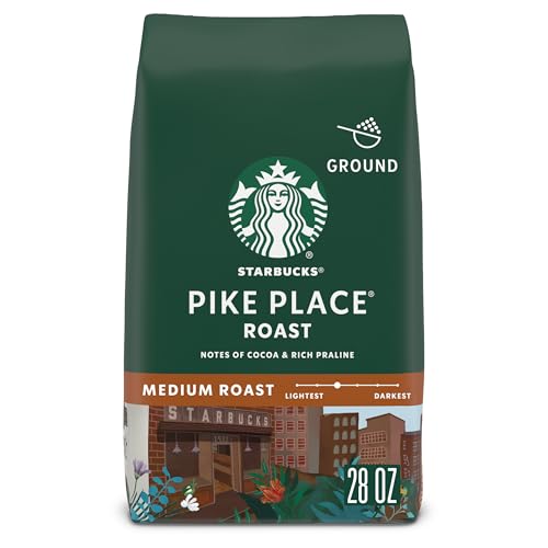 Starbucks Ground Coffee, Medium Roast Hot or Iced Coffee, Pike