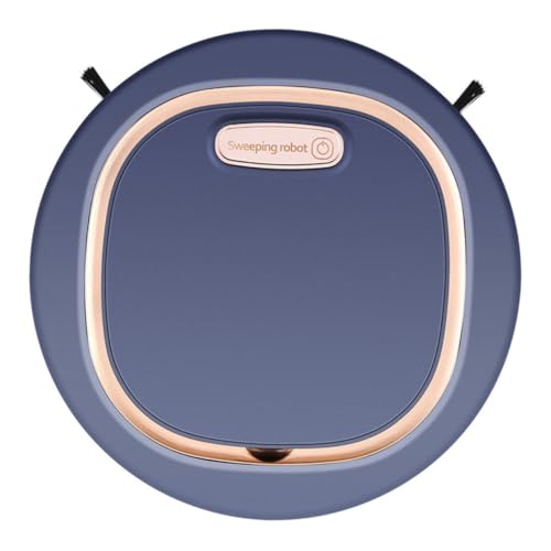 Garneck Aspirateur Ménager Robot Balayeur Intelligent Pour Sol Domestique Nettoyeur Automatique Rechargeable Bleu