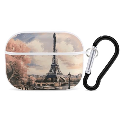 Airpod Pro ��2����/��1����p �r���e�[�W�X�^�C�� �G�b�t�F���� �p�� �P�[�X�J�o�[ �ϏՌ��ی�P�[�X �L�[�`�F�[�������O�t�� ���h�~ �n�[�h PC �t���h���b�v �w�b�h�t�H���P�[�X �j�����p �z���C�g