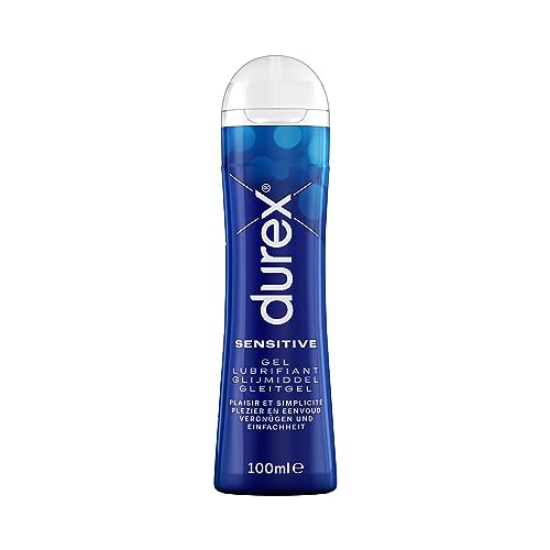 Durex Gel Lubrifiant Sensitive - Lubrifiant comestible à base d'eau - 100ml
