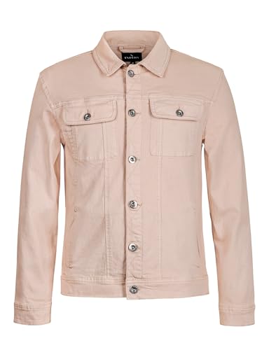Veste en jean homme col classique en toile riche en coton premium