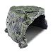 Green Corner Reptile Cave Habitat Hide â€“ Premium Non-Toxic Resin for Aquariums & Terrariums â€“ Large Size