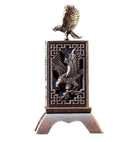 Vamior Zinc Alloy Incense Burner Censer Bowl Desk Ornament Tray(54)