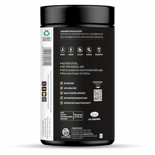 Image of MuscleTrail L-ARGININE Capsules - 60 Pcs Vegetable Cellulose for Better Workout Performance | Promote Nitric Oxide and Healthy Heart Arginine Capsules For Men And Women