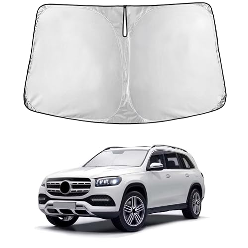 Image of EcoNour Windshield Sunshade Compatible for Mercedes Benz 2020-2024 2025 2026, Sun Visor for Front Windshield & Window Sun Shade Cover, UV Heat Blocker & Protector, Car Accessories