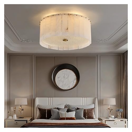 Marble LED Ceiling Lamp for Bedroom Study Living Room Loft