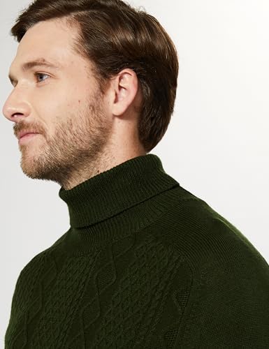 Image of Amazon Brand - Symbol Men's Casual Acrylic High Neck Sweater (Available in Plus Sizes)