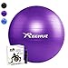 REEHUT Pelota de Ejercicio Pelota Pilates Gimnasia Fitness Anti-Burst con Bomba para Yoga Equilibrio Fitness Entrenamiento - 55cm 65cm 75cm