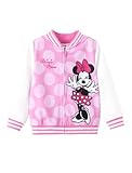 Design charmant et charmant : laissez votre tout-petit briller avec cette adorable veste Disney Minnie Mouse Avec Minnie dans sa robe à pois signature et son nœud, cette veste rose est amusante et élégante. Les manches blanches, les poignets rayés roses et l'inscription « Minnie Mouse » ajoutent une touche spéciale. Parfait pour les enfants âgés de 3 à 13 ans, il est idéal pour jouer, l'école ou les sorties, offrant confort et une explosion de charme Disney