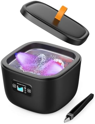 Phniti Ultrasonic Cleaner, 46kHz Ultrasonic Retainer Cleaner Professional Ultrasonic Jewelry Cleaner Machine With Timer For Dental Retainer, Mouth Guard, Watch, Ring, Diamond, White - View #8