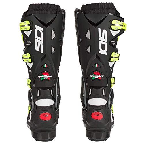 Image of SiDI | Offroad Motorcycle Boots, Professional Motocross Boots for Men CROSSFIRE 3 SRS, Adjustable and Replaceable Buckles, Flex System, Hyper Extension Block