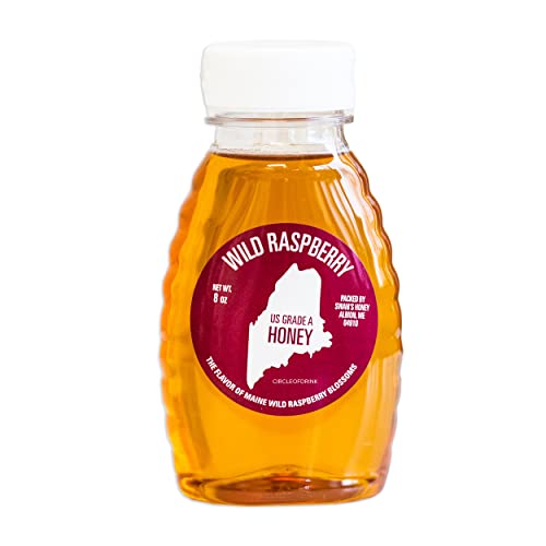 Miel Silvestre de Frambuesa en Botella de 8 oz