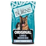 Burns Pet Nutrition Hypoallergenic Complete Dry Dog Food Adult and Senior Dog Original Lamb and Brown Rice 12 kg