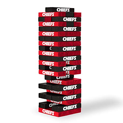 Wild Sports NFL Kansas City Chiefs Table Top Stackers 3" x 1" x ....