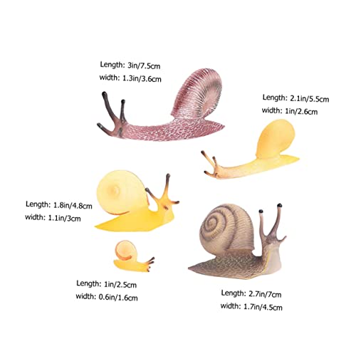 SEWACC 5 Pz Giocattolo di Lumaca di Simulazione