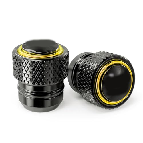 Bobines de bras oscillant M8 pour vis support moto avec bouchons valve universels
