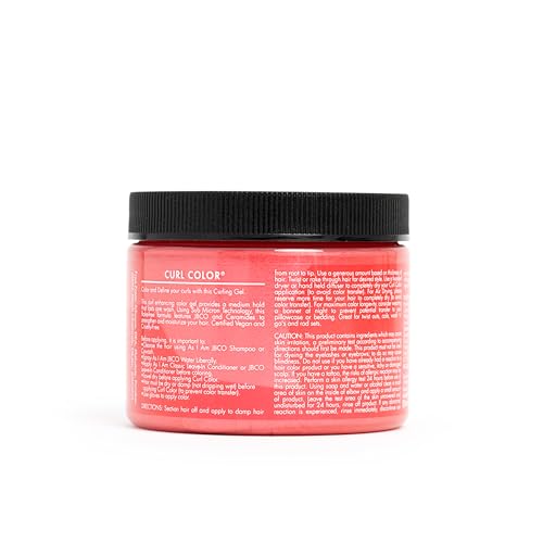 As I Am Curl Color Flamingo Pink- Temporary Colour & Curling Gel 6oz, 182 g (Pack of 1) - Image 4