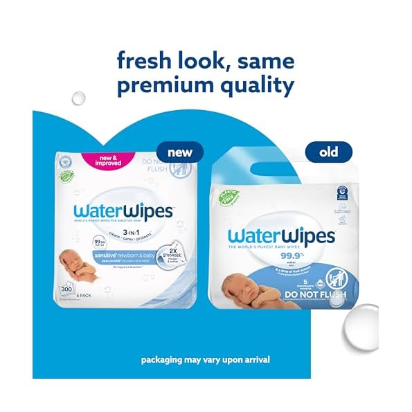WaterWipes-Sensitive-Newborn-Baby-Wipes-3-In-1-Cleans-Cares-Protects-999-Water-Unscented-Hypoallergenic-300-Count-5-Packs