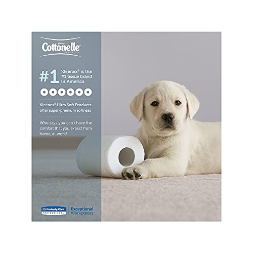Cottonelle 12456Pk Ultra Soft Bath Tissue, 1-Ply, 165 Sheets/Roll, 12/Pack #TOP6