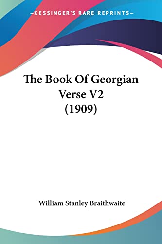 The Book Of Georgian Verse V2 (1909)
