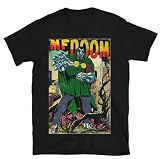 MF Doom T Shirt Mens Womens Shirts Fashion Round Neck Short Sleeves Tee Black 3XL