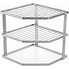 Amazon.com: Nicunom Kitchen Corner Shelf Rack, 3-Tier Corner Rack ...