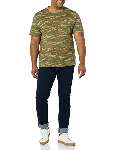 Image of Amazon Essentials Men's Short-Sleeve Crewneck Pocket T-Shirts, Pack of 2