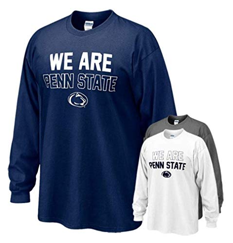 Generic Penn State NCAA Officially Licensed We are Penn State Long Sleeve Shirt (Dark Grey, Medium)