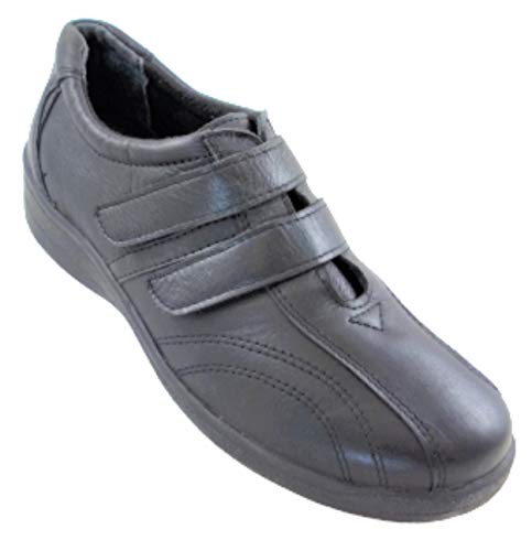 Easy Step Teresa 21 FliessGel Comfort Zapato | para aliviar los pies cansados | con dos plantillas intercambiables | valor extra 39,90 euros |, Negro , 41 EU Ancho