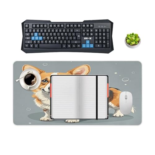 Corgi Pattern Desk Pad Large 30x60 cm Mouse Pad miniatura 4