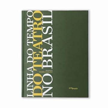 Capa do livro Linha do tempo do teatro no Brasil