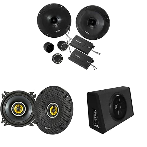 Kicker 11PT250 Powered Sub Enclosure & 46CSS654 6.5