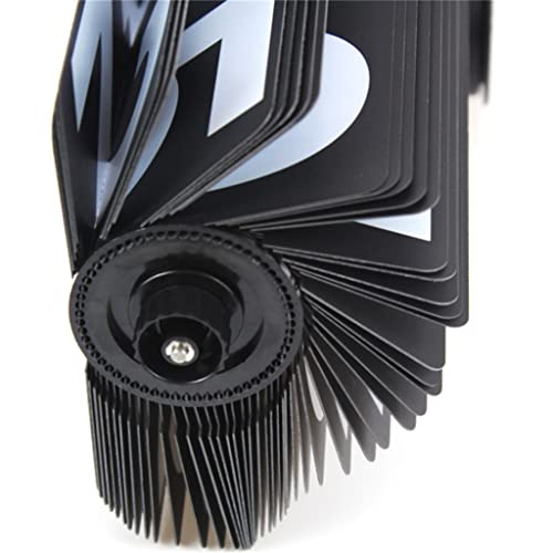 Llly European Retro Creative 14 Inch Large Digital Flip Clock Home Living Room Decoration Simple Desk Clock Mechanical Wall Clock (Color : B, Size : 12 Inches) #TOP3