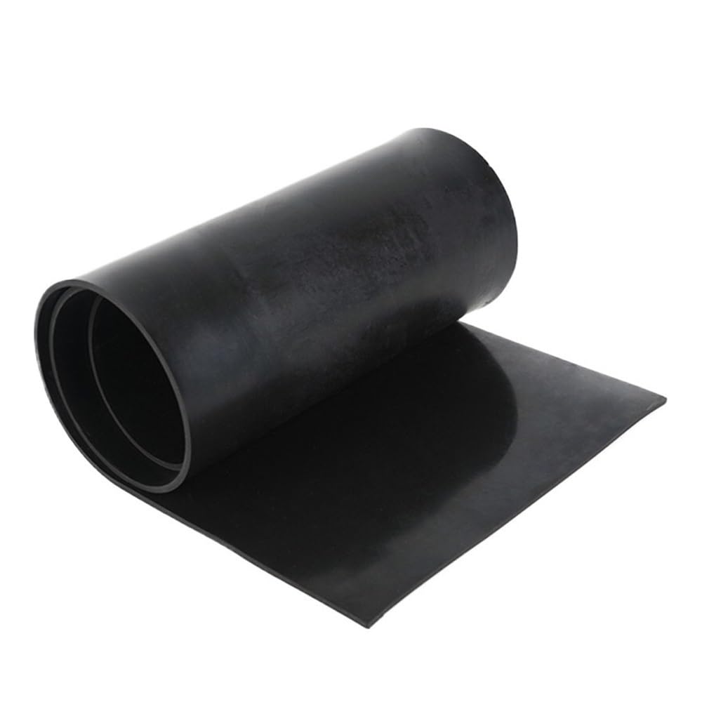 Kwadratowa blacha gumowa NBR o wymiarach 500 mm x 500 mm, czarna, grubość 1-5 mm, do uszczelek DIY(4mm)