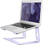Orionstar Laptop Stand Aluminum Laptop Riser Compatible with Mac MacBook Air Pro 10 to 15.6 Inch Notebook Computer, Ergonomic Elevator Holder (Purple)