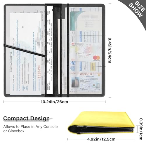 Organizador de Documentos Compacto Amarillo miniatura 3
