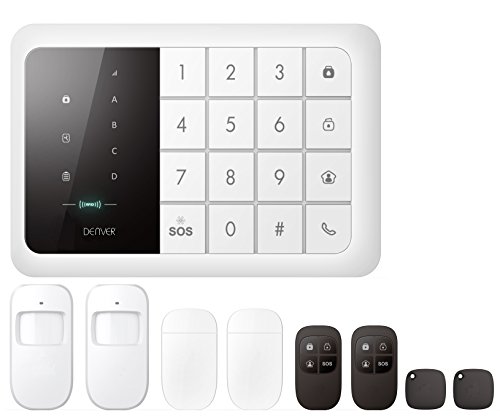 Preisvergleich Produktbild Denver 19400000 Alarmanlagen-System mit eingebautem GSM-Modul